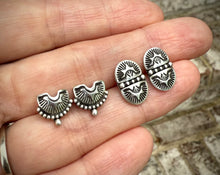 Load image into Gallery viewer, Hand Stamped Stud Earrings