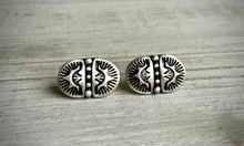 Load image into Gallery viewer, Hand Stamped Stud Earrings