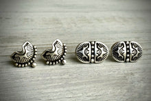 Load image into Gallery viewer, Hand Stamped Stud Earrings