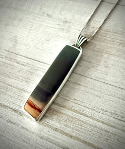 Landscape Jasper Bar Pendant