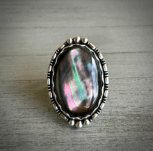 Load image into Gallery viewer, Reserved: Black Mother of Pearl Ring