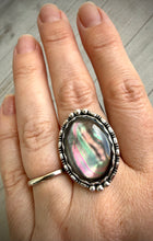 Load image into Gallery viewer, Reserved: Black Mother of Pearl Ring