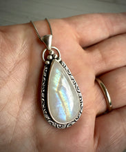 Load image into Gallery viewer, Rainbow Moonstone Pendant