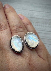 Double Stoned Moonstone Ring