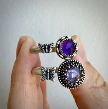 Load image into Gallery viewer, Amethyst Butterfly Ring