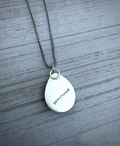 Phosphosiderite Teardrop Necklace