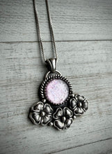 Load image into Gallery viewer, Floral Lepidolite Pendant