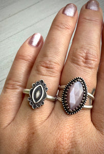 Silver Marquise Ring