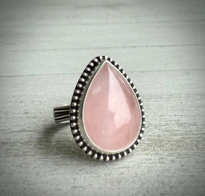 Rose Quartz Ring