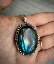 Load image into Gallery viewer, Reserved: Labradorite Pendant- Remainder
