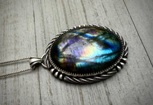 Load image into Gallery viewer, Reserved: Labradorite Pendant- Remainder