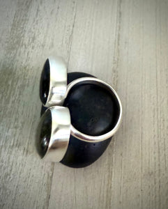 Double Stone Golden Sheen Ring- Remainder