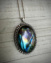 Load image into Gallery viewer, Reserved: Labradorite Pendant- Remainder