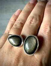 Load image into Gallery viewer, Double Stone Golden Sheen Ring- Remainder
