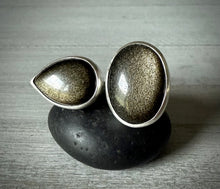 Load image into Gallery viewer, Double Stone Golden Sheen Ring- Remainder