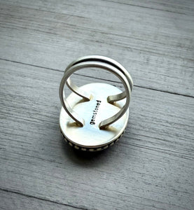 Black Mother of Pearl Ring