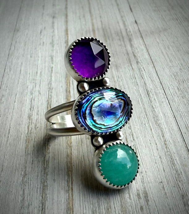 Triple Stoned Ring