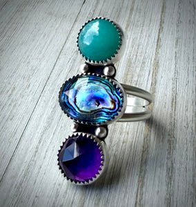 Triple Stoned Ring