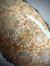 Load image into Gallery viewer, Floral Fossil Coral Pendant