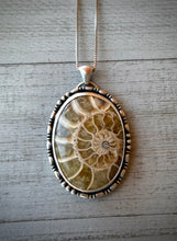 Load image into Gallery viewer, Blonde Ammonite Pendant