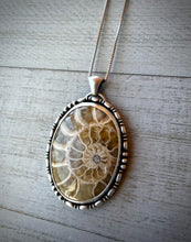 Load image into Gallery viewer, Blonde Ammonite Pendant