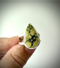 Load image into Gallery viewer, Reserved: Golden Hubei Turquoise Ring- Remainder