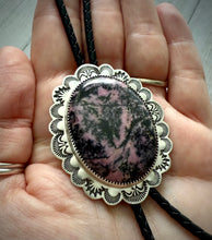 Load image into Gallery viewer, Reserved: Custom Rhodonite Bolo Tie