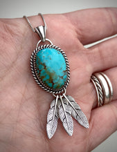 Load image into Gallery viewer, Dreamcatcher Alacron Turquoise Pendant