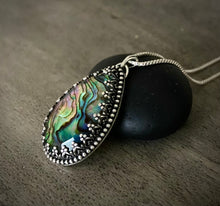 Load image into Gallery viewer, Abalone Teardrop Pendant