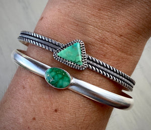 High Grade Green Turquoise Stackers