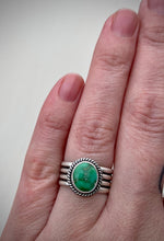 Load image into Gallery viewer, Emerald Valley Turquoise Wide Band Ring
