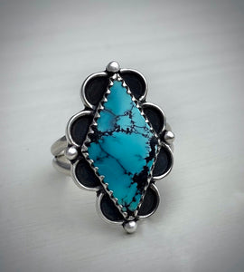 Diamond Bao Canyon Turquoise Ring