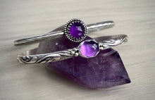Load image into Gallery viewer, Amethyst Stacker Cuff