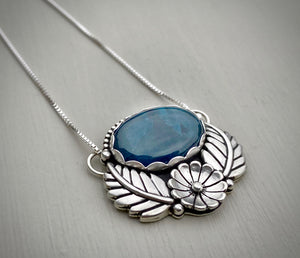 RESERVED: Floral Apatite Necklace