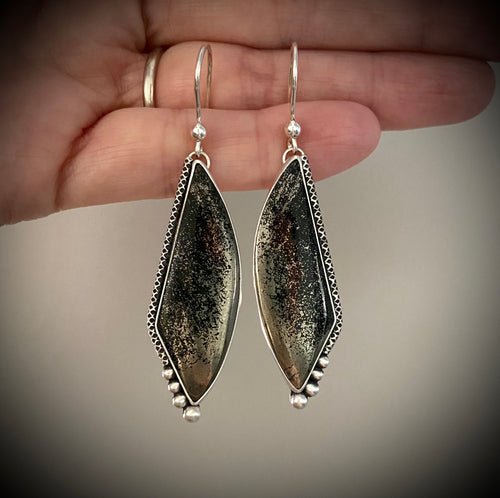 Beaded Apache Gold Earrings