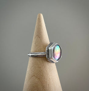 Black Mother of Pearl Ring