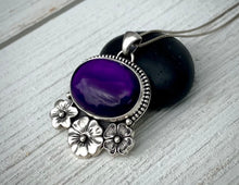 Load image into Gallery viewer, RESERVED: Amethyst Flora Pendant