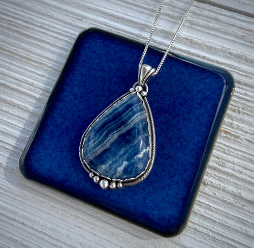 Lapis Lace Pendant