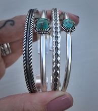 Load image into Gallery viewer, Fox Turquoise Stacker Cuff Set