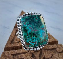 Load image into Gallery viewer, Chrysocolla Malachite Ring