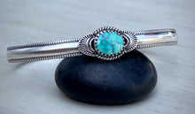 Load image into Gallery viewer, Fox Turquoise Stacker Cuff