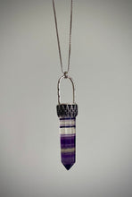 Load image into Gallery viewer, RESERVED: Fluorite Point Pendant