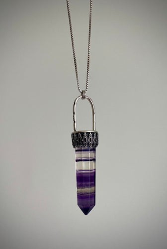 RESERVED: Fluorite Point Pendant