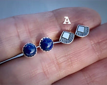Load image into Gallery viewer, Stoned &amp; Stamped Stud Earring Sets