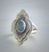 Load image into Gallery viewer, Aquamarine Moroccan Ring