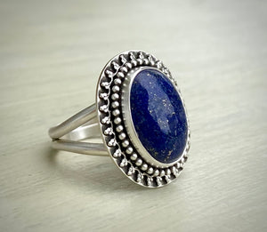 •Starry Night• Lapis Lazuli Ring