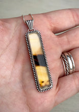Load image into Gallery viewer, Montana Agate Bar Pendant