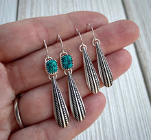 Load image into Gallery viewer, Braided Silver Drop Earrings