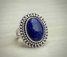 Load image into Gallery viewer, •Starry Night• Lapis Lazuli Ring