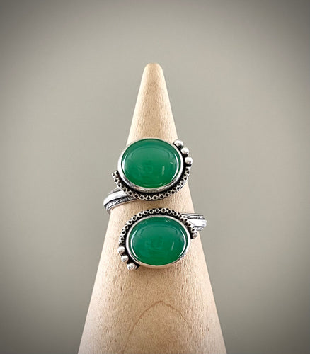 Chrysoprase Wrap Ring